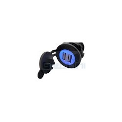 Dual USB socket for vehicles 12-24V DC