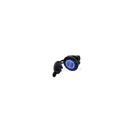 Dual USB socket for vehicles 12-24V DC